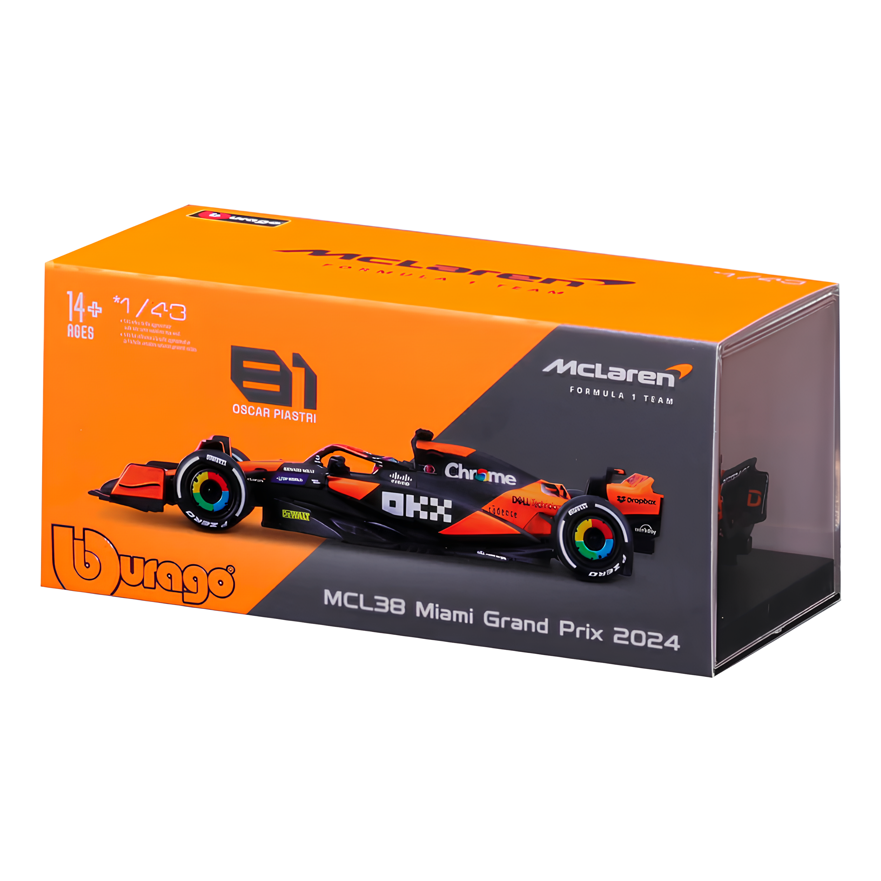 Miniature McLaren 2024 MCL38 #81 – Oscar Piastri